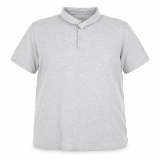 Primark Womens Grey  Cotton Basic Polo Size XL Collared