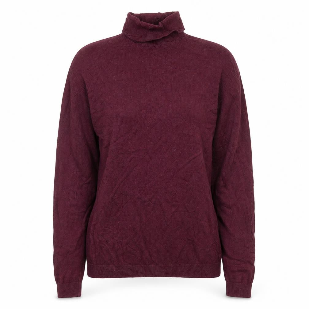 ASOS Womens Red Roll Neck  100% Cotton Pullover Jumper Size S
