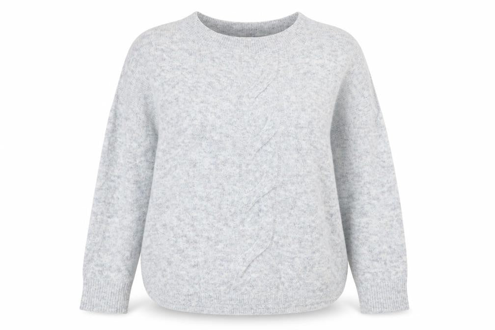 Marks & Spencer Womens Blue Round Neck  Acrylic Pullover Jumper Size 12