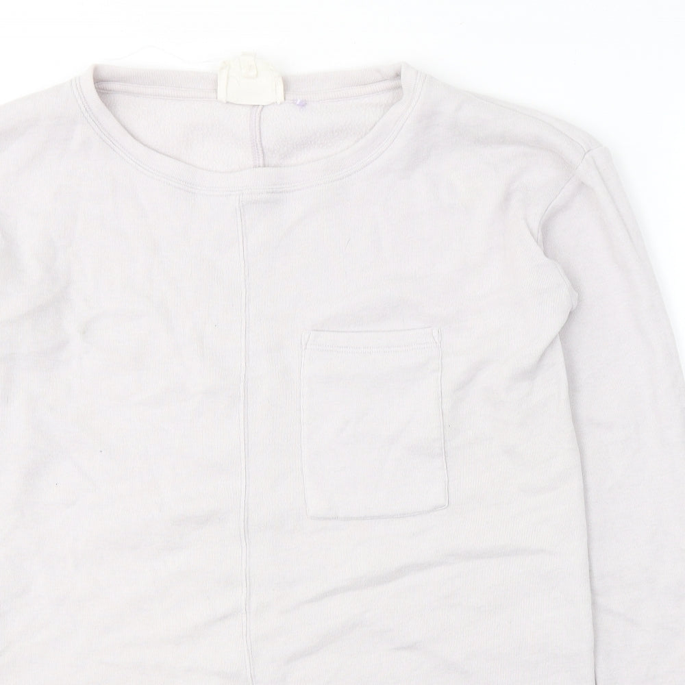 NEXT Womens Grey  Cotton Pullover Sweatshirt Size XS  Pullover