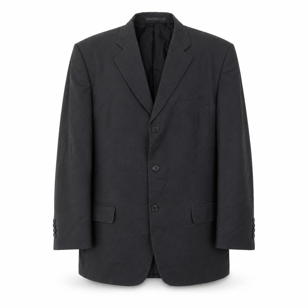 Knight & Asprey Mens Grey  Polyester Jacket Suit Jacket Size L
