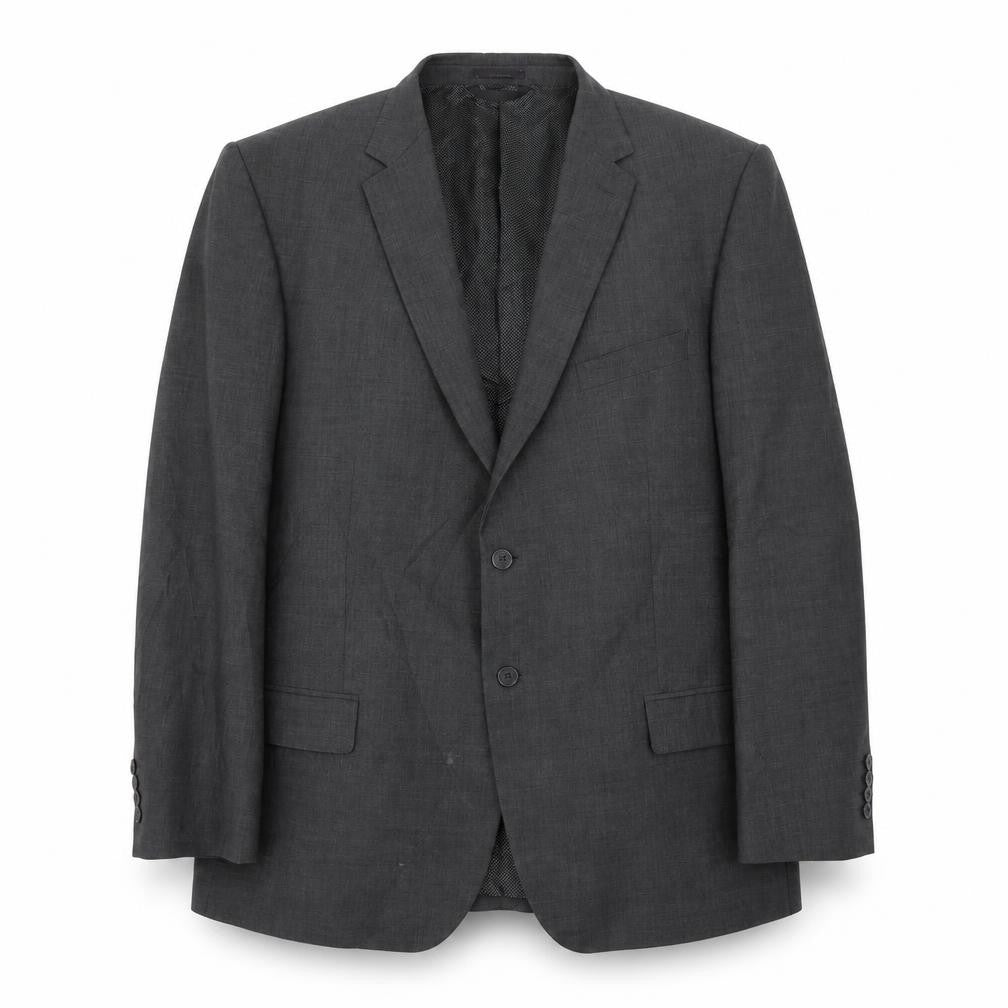Marks & Spencer Mens Grey  Polyester Jacket Suit Jacket Size XL