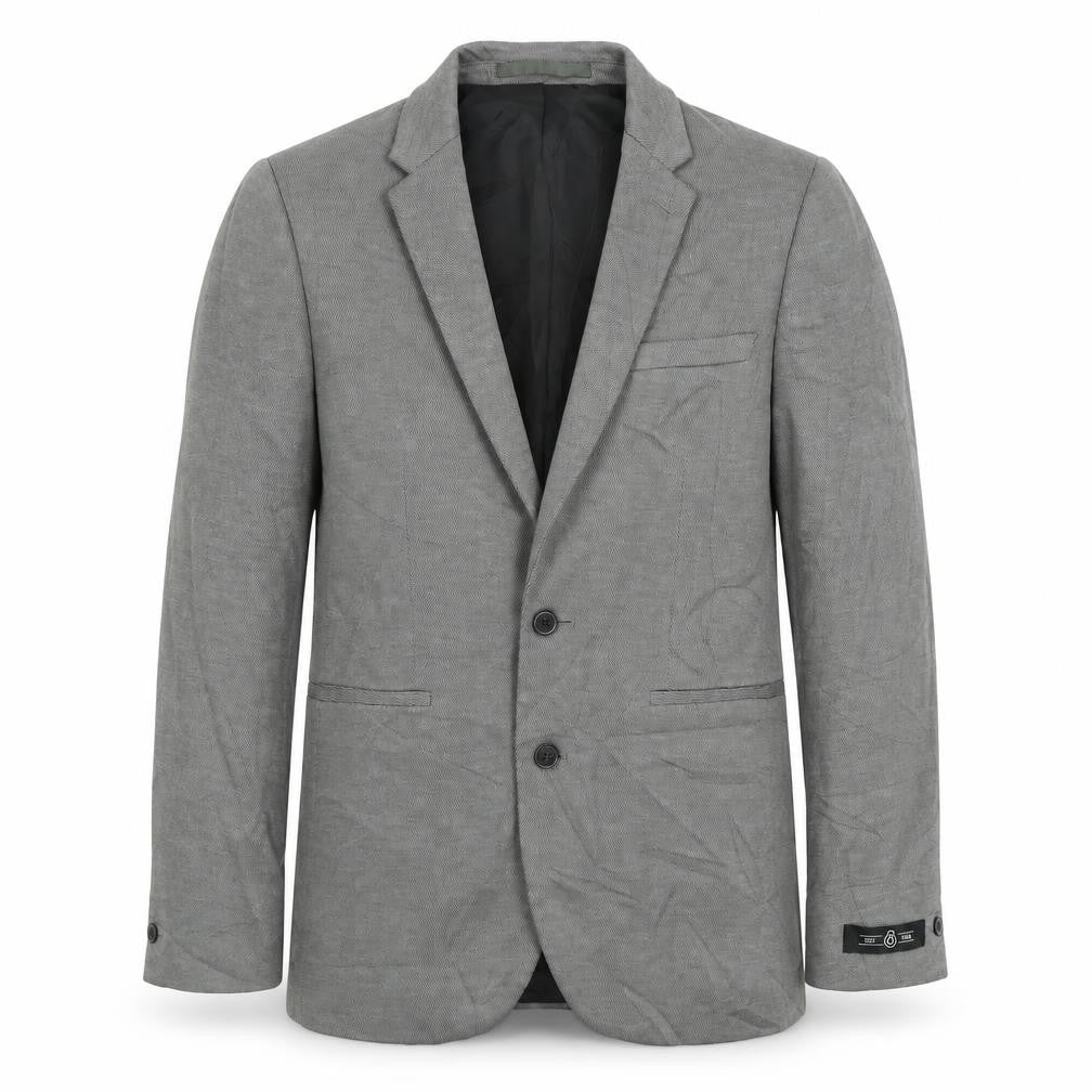 Burton Mens Grey  Viscose Jacket Suit Jacket Size 40
