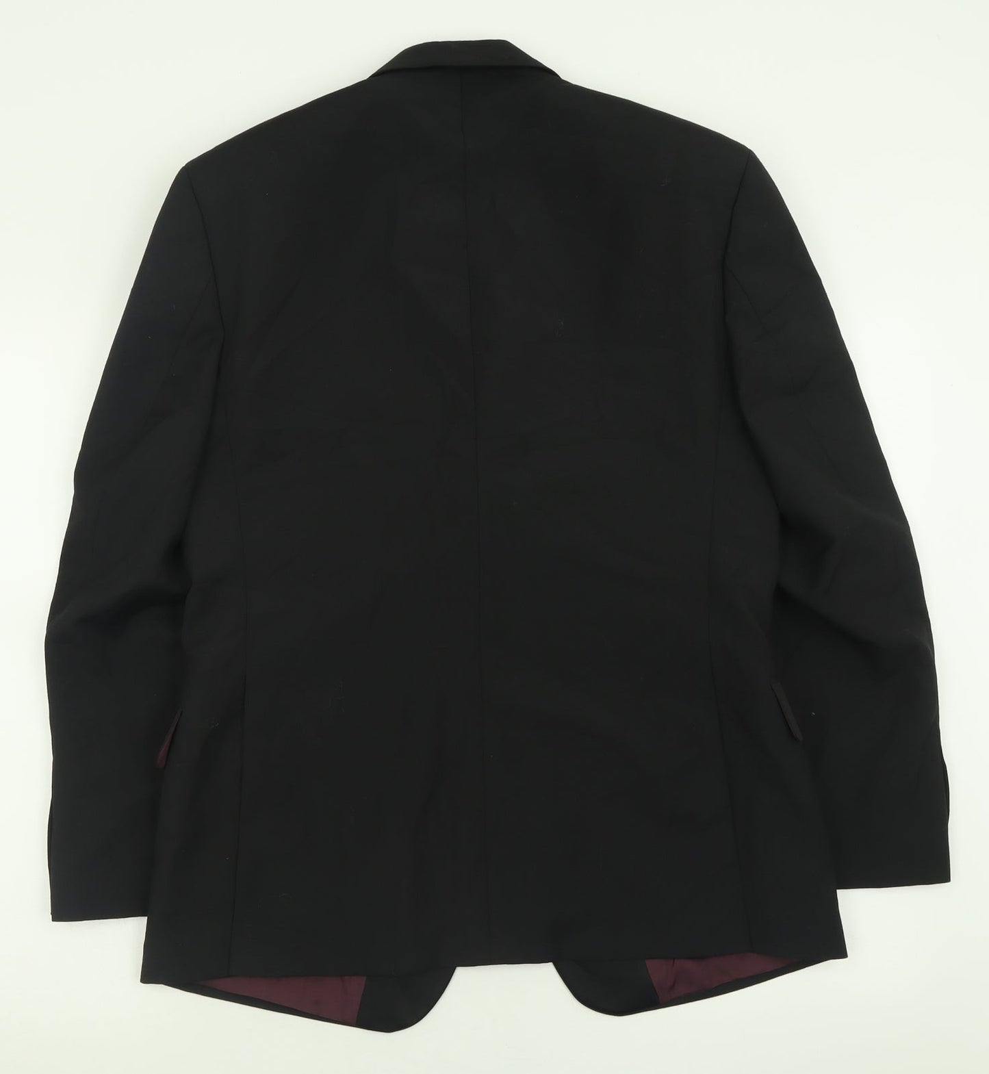 Skopes Mens Black  Polyester Jacket Suit Jacket Size 38