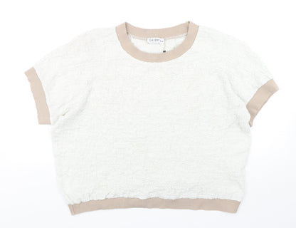 Gallery Womens Multicoloured Round Neck  Cotton Pullover Jumper Size L