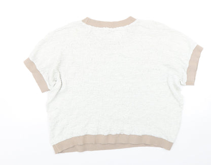 Gallery Womens Multicoloured Round Neck  Cotton Pullover Jumper Size L