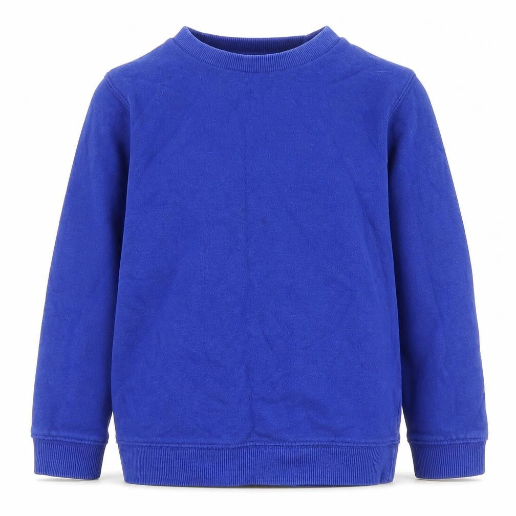TU Boys Blue  Cotton Pullover Sweatshirt Size 4 Years  Pullover - School wear