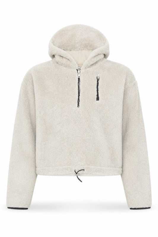 Topshop Womens Beige  Polyester Pullover Hoodie Size 10  Pullover