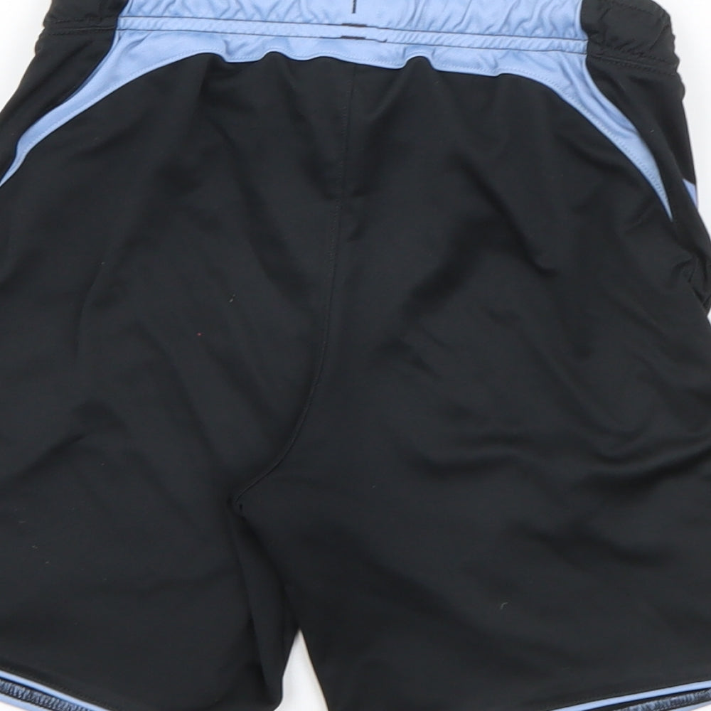 Hummel Boys Black  Polyester Sweat Shorts Size 5-6 Years  Regular