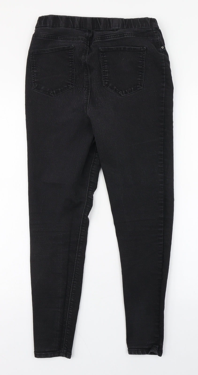 Papaya Womens Black  Polyester Skinny Jeans Size 12 L26 in Regular