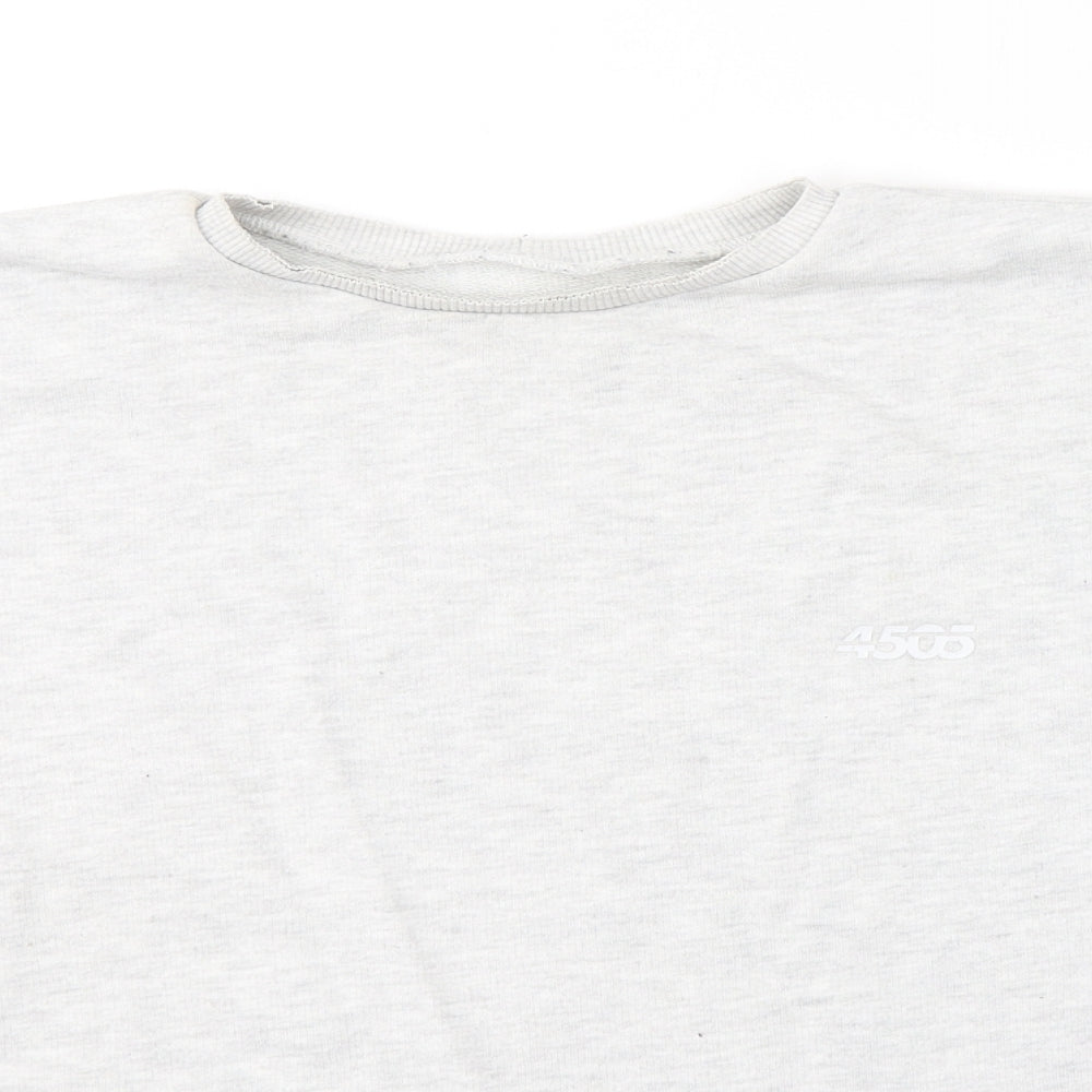 ASOS Womens Grey  Cotton Pullover Sweatshirt Size 12  Pullover