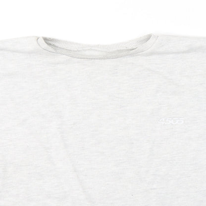 ASOS Womens Grey  Cotton Pullover Sweatshirt Size 12  Pullover