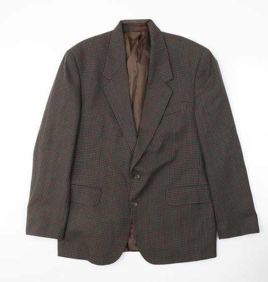 Princeton Mens Brown  Polyester Jacket Suit Jacket Size L