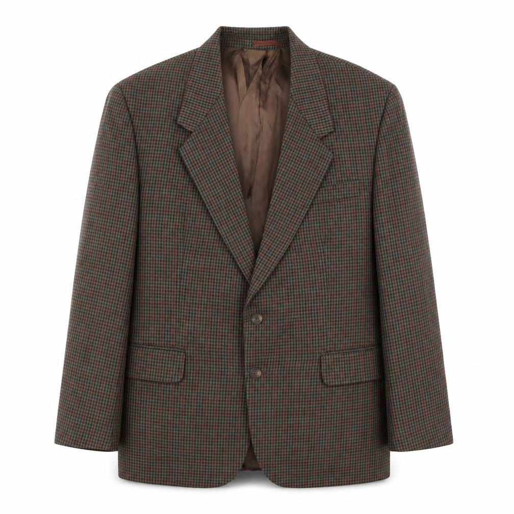 Princeton Mens Brown  Polyester Jacket Suit Jacket Size L