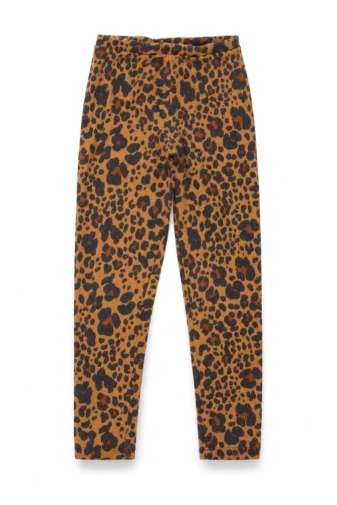 Matalan Girls Brown Animal Print Cotton Jogger Trousers Size 6 Years  Regular Pullover - Leggings