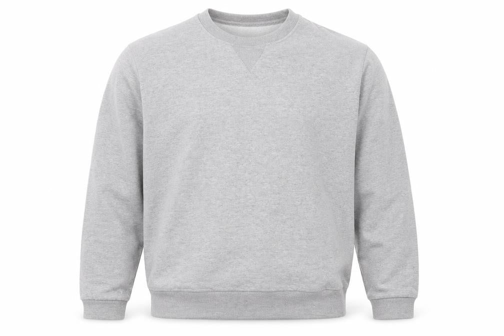 Pep&co Mens Grey  Cotton Pullover Sweatshirt Size S