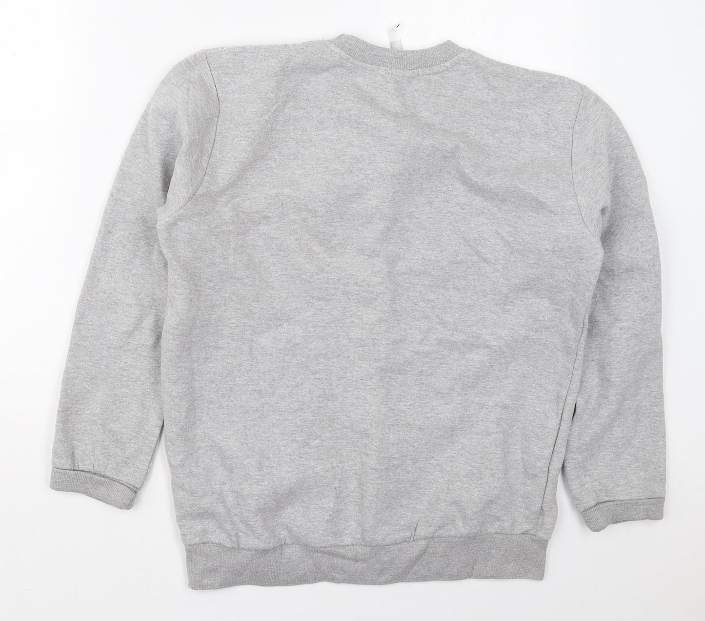 Pep&co Mens Grey  Cotton Pullover Sweatshirt Size S