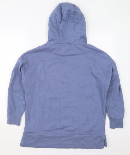 Dunnes Womens Blue  Cotton Pullover Hoodie Size S  Pullover