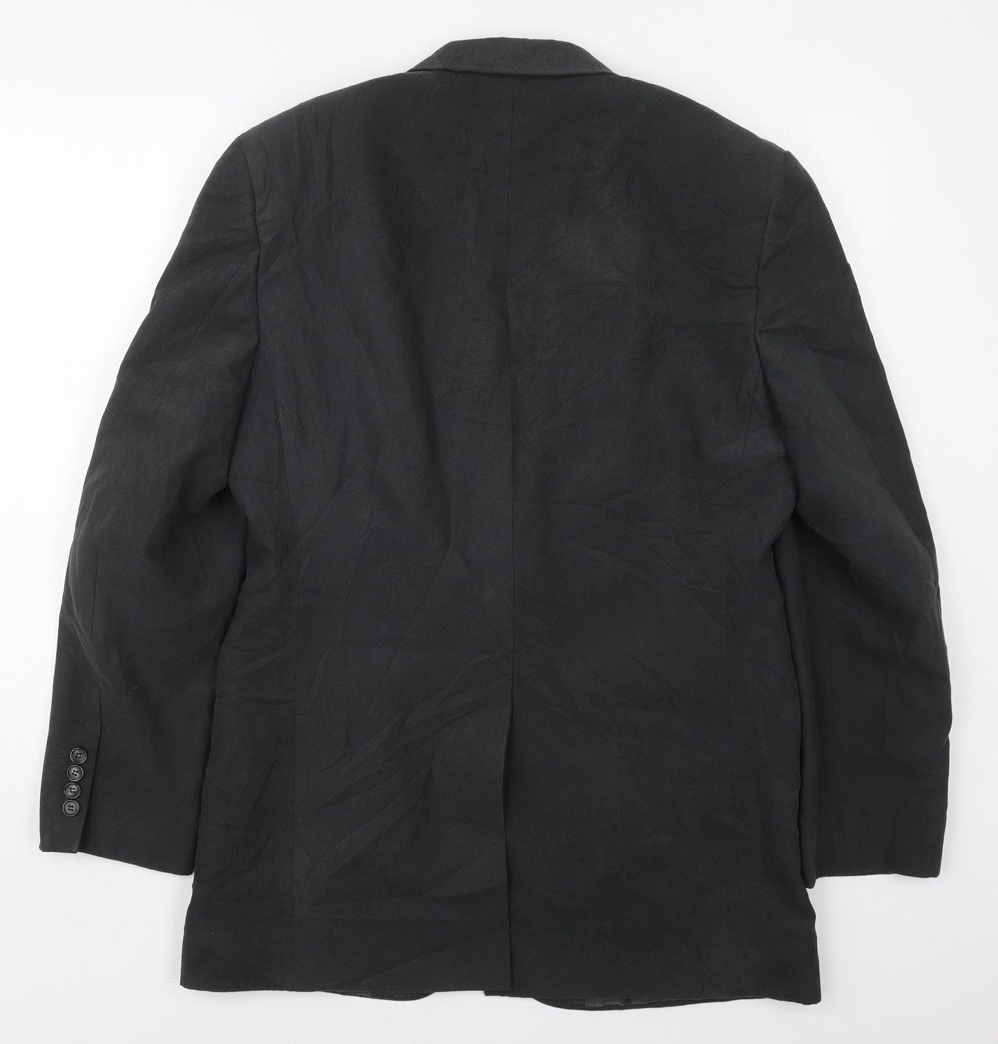 Marks and Spencer Mens Grey  Polyester Jacket Suit Jacket Size 38