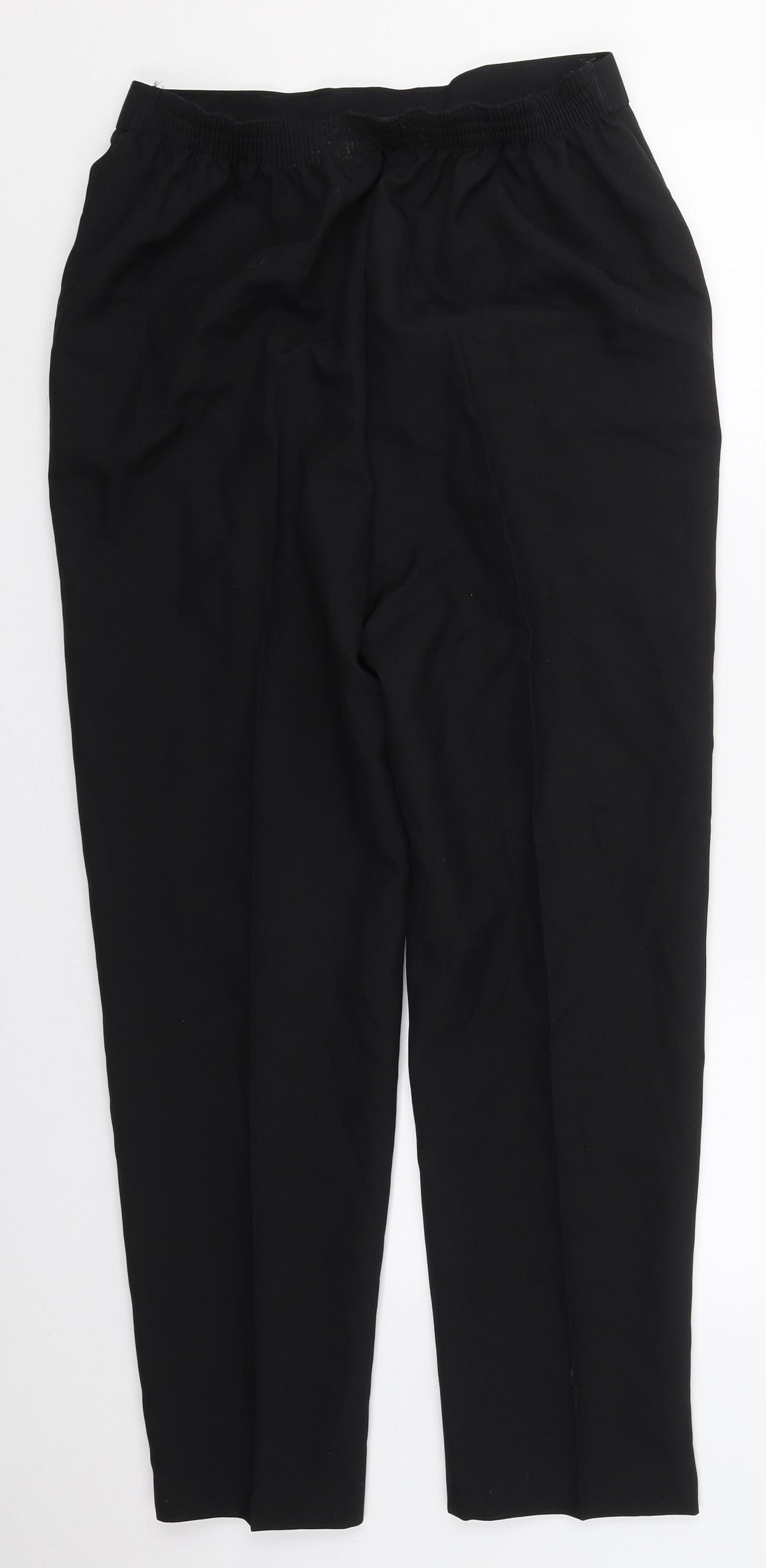 Saira of Manchester Womens Black  Polyester Trousers  Size 16 L28 in Regular