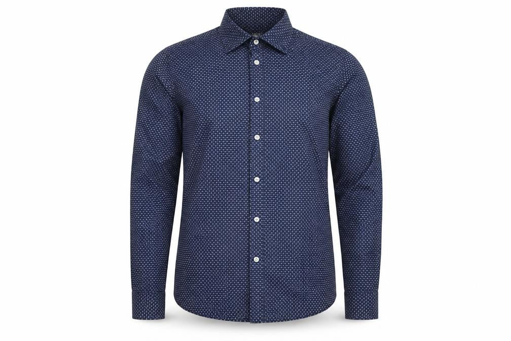 Gap Mens Blue  Cotton  Button-Up Size S Collared Button