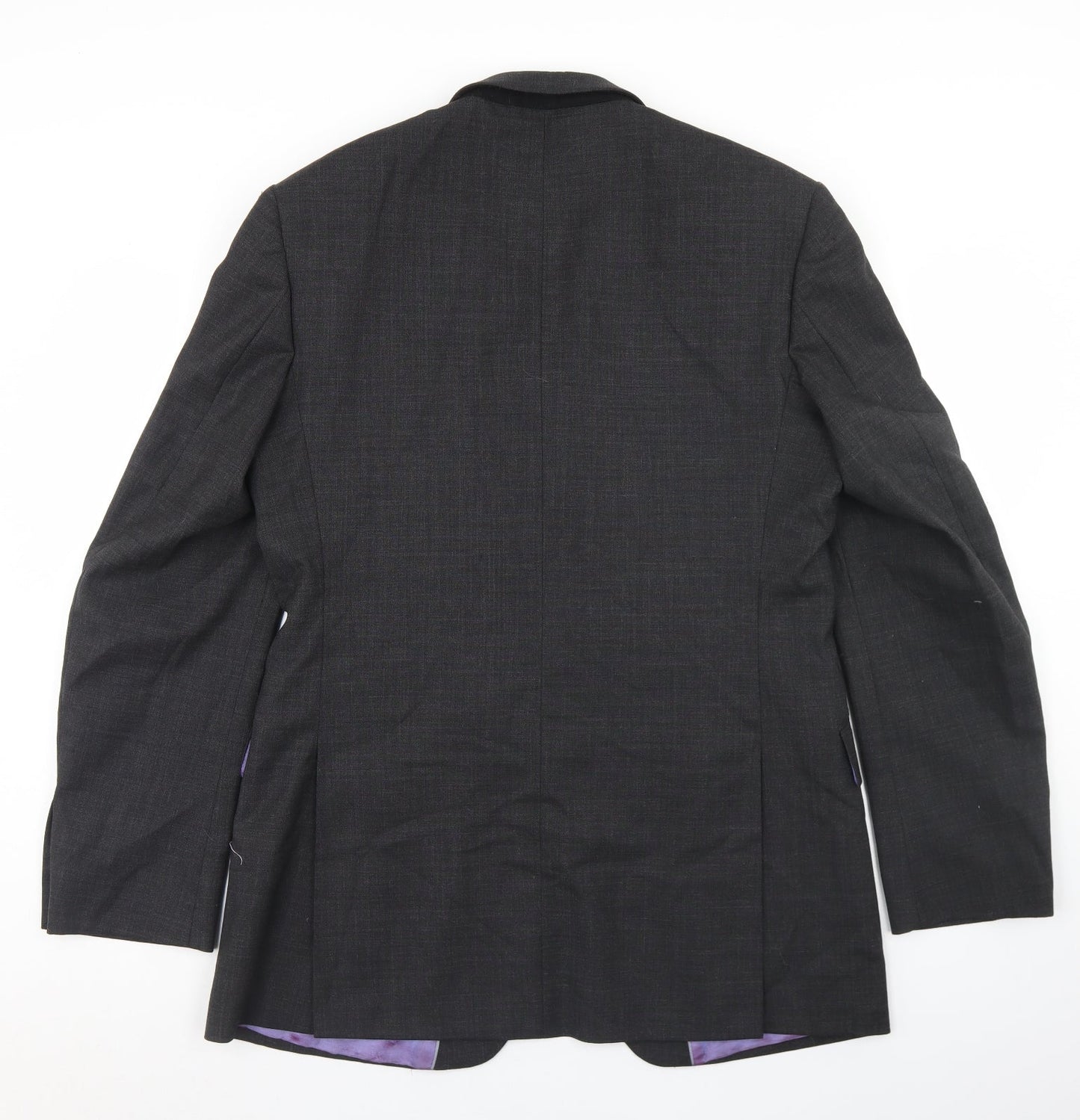 Burton Mens Grey  Wool Jacket Blazer Size 40