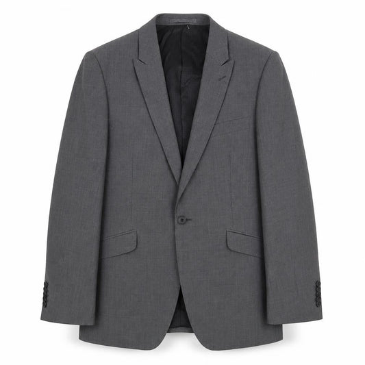 OneSix5ive Mens Grey  Wool Jacket Blazer Size 38