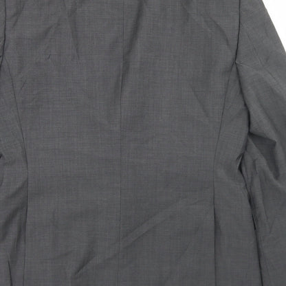 ONESIX5IVE5ive Mens Grey  Wool Jacket Blazer Size 38