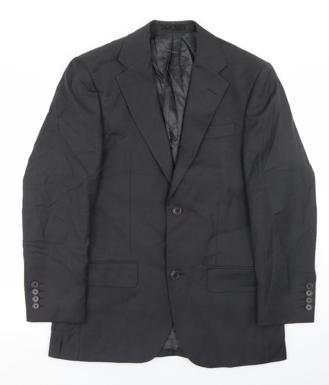Lanificio Mens Grey  Wool Jacket Blazer Size 36
