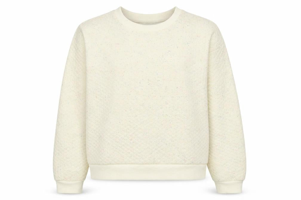 Primark Womens Ivory  Cotton Pullover Sweatshirt Size M  Pullover
