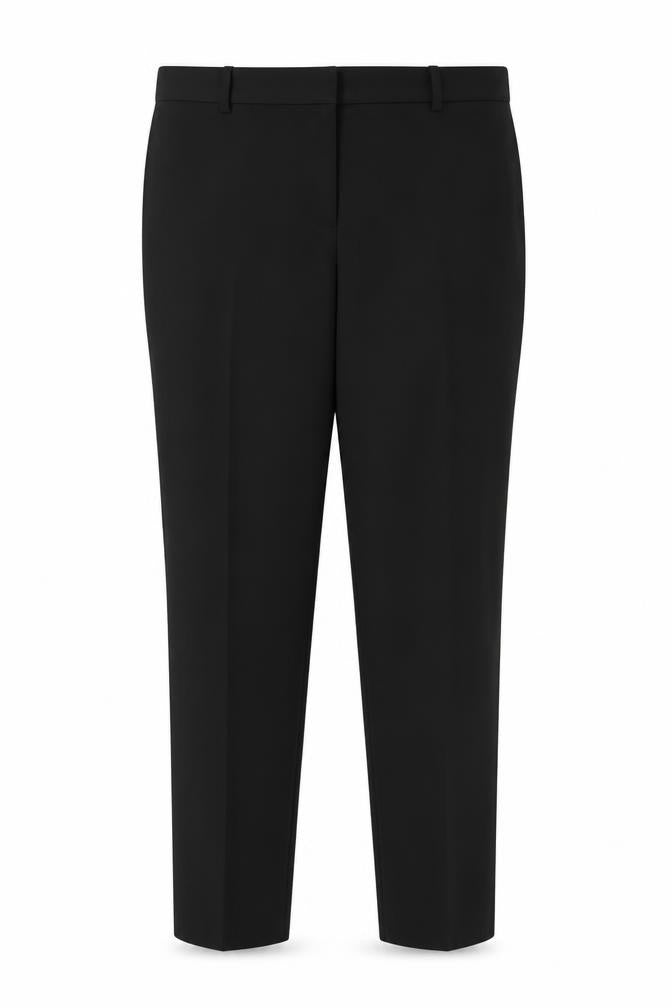NEXT Womens Black  Polyester Trousers  Size 12 L28 in Regular Hook & Eye