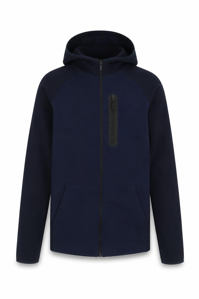 Matalan Mens Blue  Cotton Full Zip Hoodie Size XS