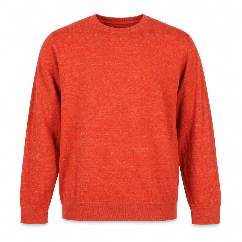 Gap Mens Orange Crew Neck  Cotton Pullover Jumper Size M