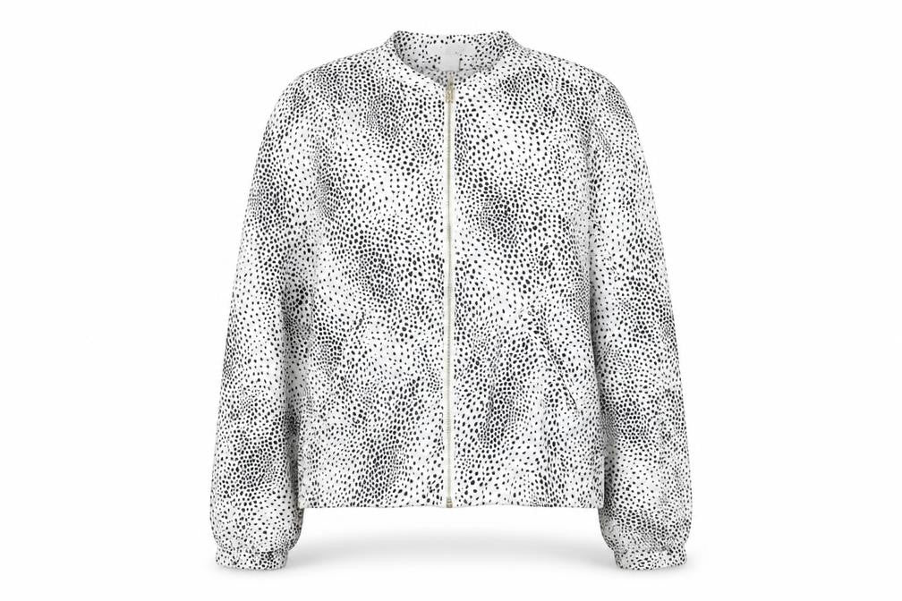 H&M Womens Multicoloured Animal Print  Bomber Jacket Jacket Size 8