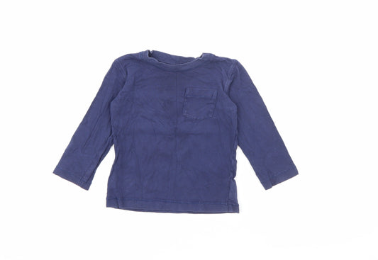 MNexty Baby Blue  Cotton Pullover T-Shirt Size 12-18 Months Crew Neck