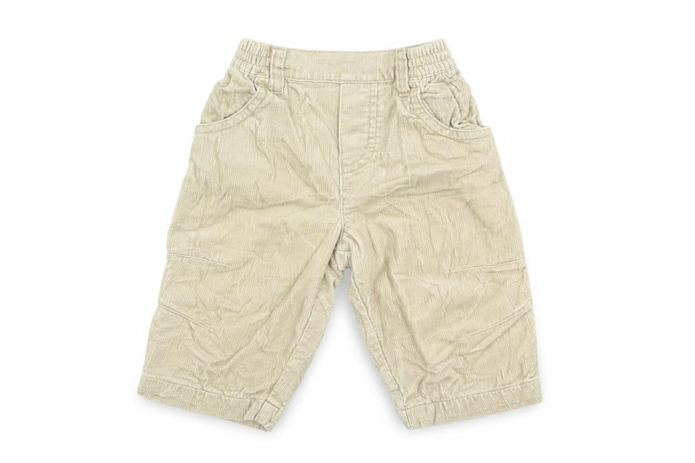 Marks & Spencer Baby Beige  Cotton Capri Trousers Size 3-6 Months