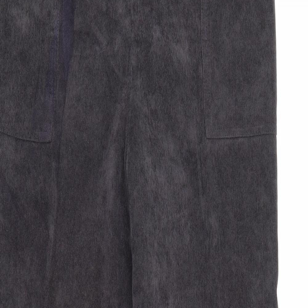 Afibel Womens Purple  Polyester Trousers  Size 10 L25 in Regular