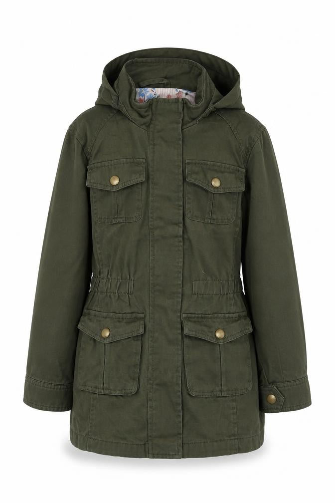 Matalan Girls Green   Anorak Jacket Size 7 Years