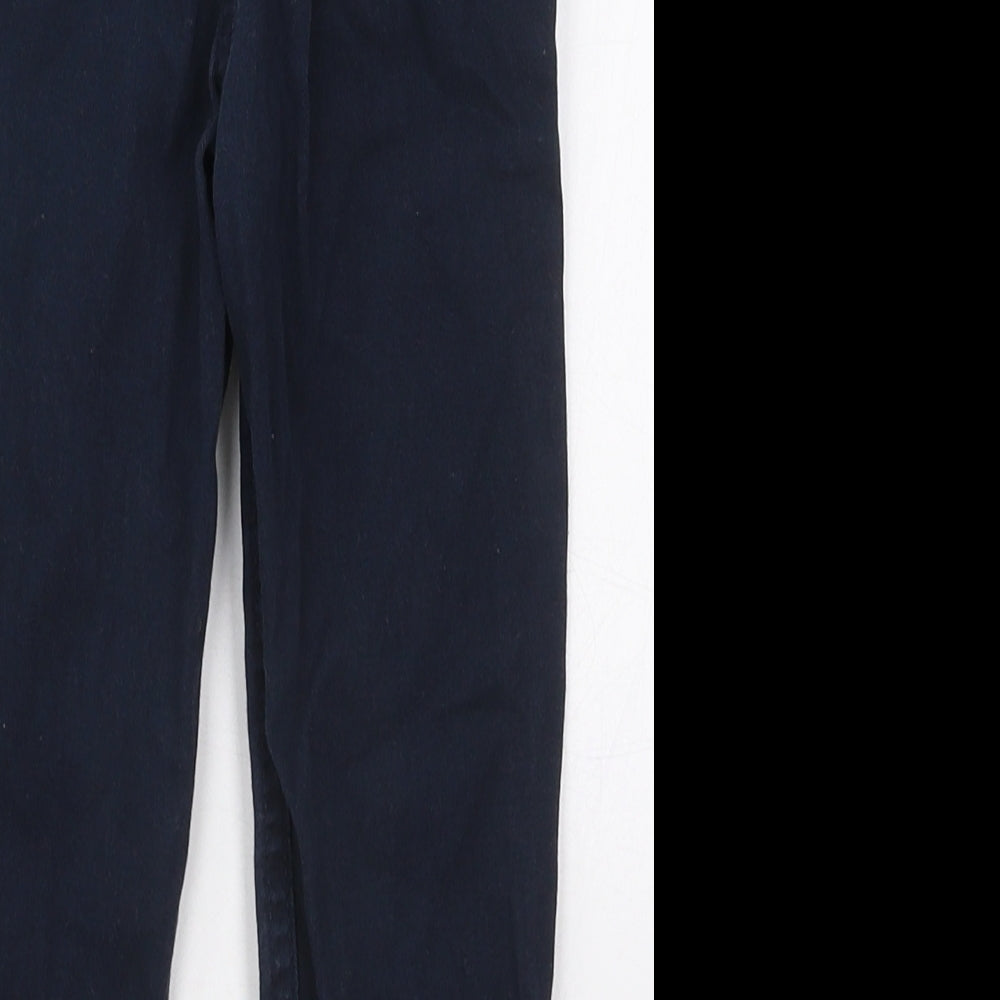 Pep&Co Boys Blue  Cotton Cargo Trousers Size 3-4 Years  Regular Drawstring