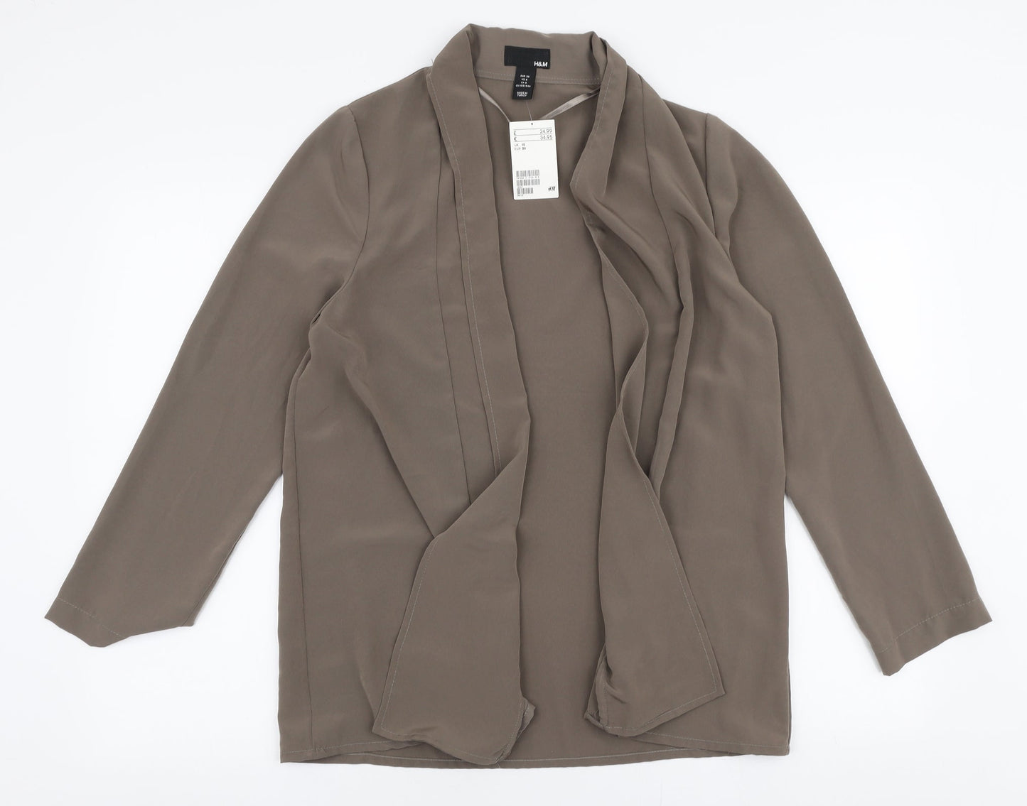 H&M Womens Brown   Jacket  Size 10