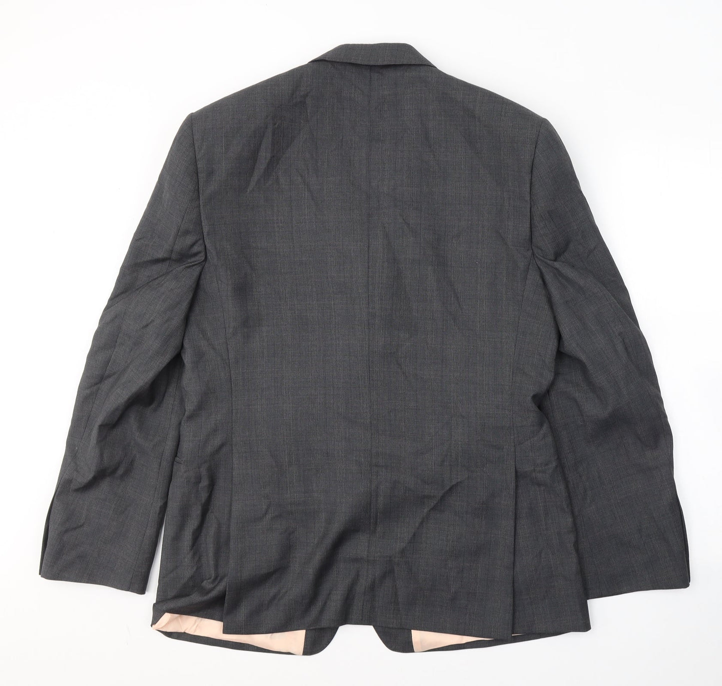 French Connection Mens Grey  Wool Jacket Suit Jacket Size S