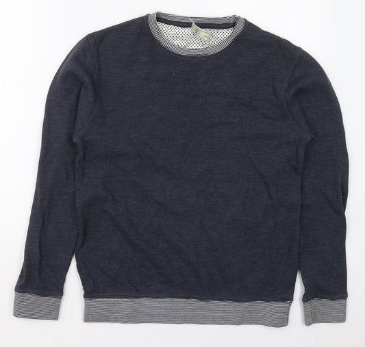 NEXT Mens Blue  Cotton Pullover Sweatshirt Size S