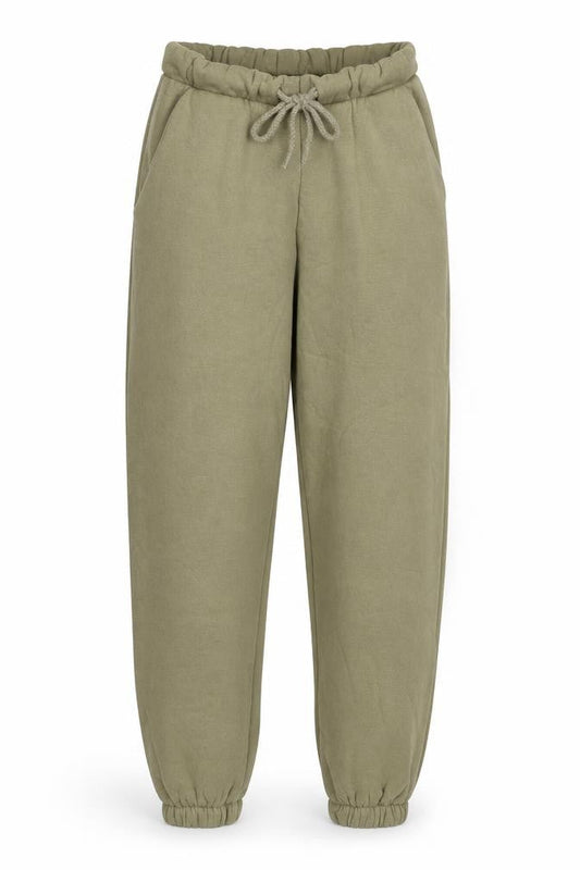 ASOS Womens Green  Cotton Jogger Trousers Size 6 L25 in Regular Drawstring