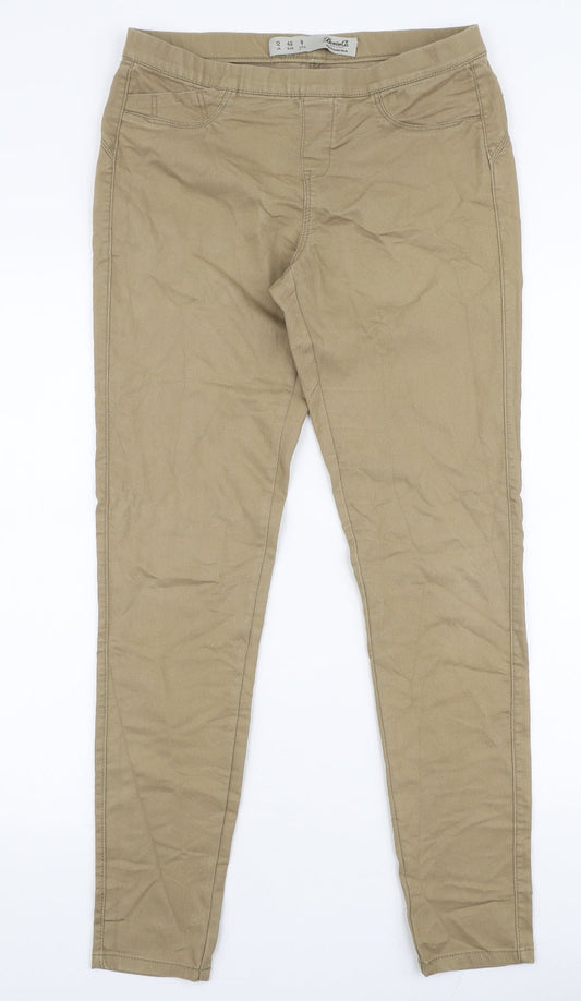Denim Co Womens Brown  Cotton Jegging Jeans Size 12 L29 in Slim