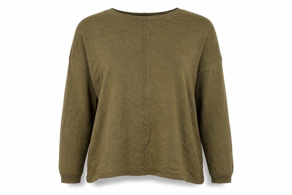 Atmosphere Womens Green Round Neck  Viscose Pullover Jumper Size 14