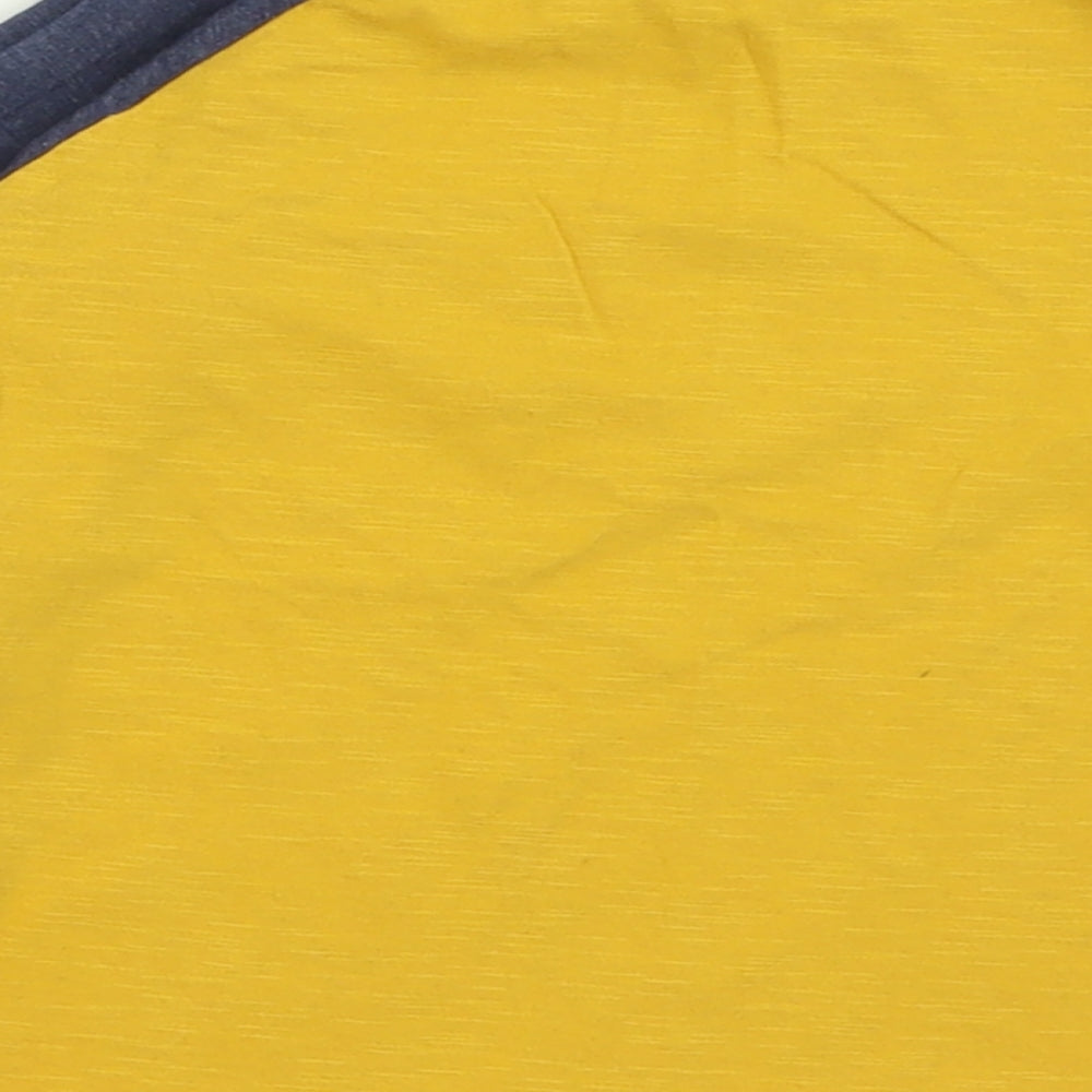 Dunnes Stores Boys Yellow  Cotton Basic Casual Size 2-3 Years Crew Neck Pullover