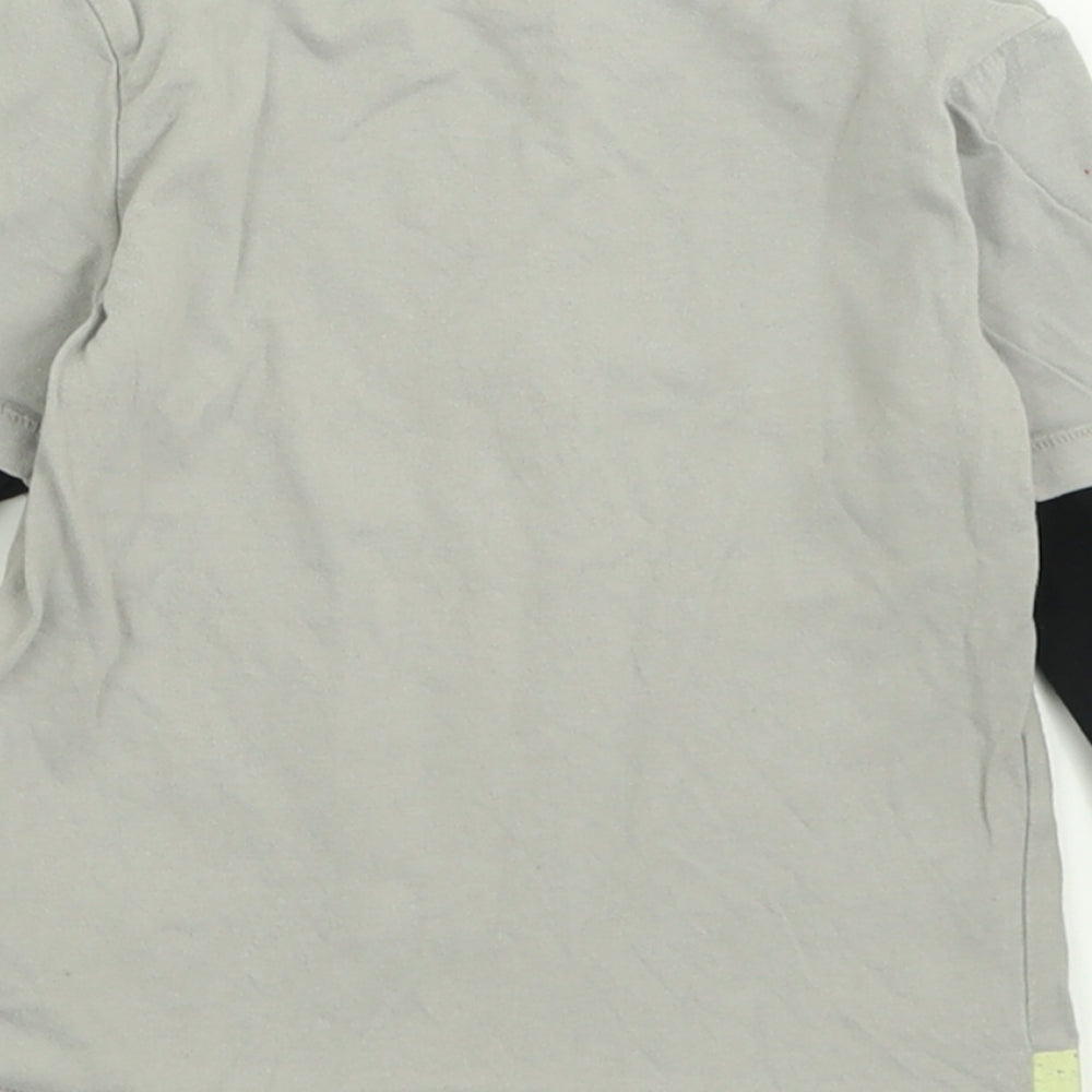 Gap Boys Grey  Cotton Basic Casual Size 2 Years Crew Neck Pullover
