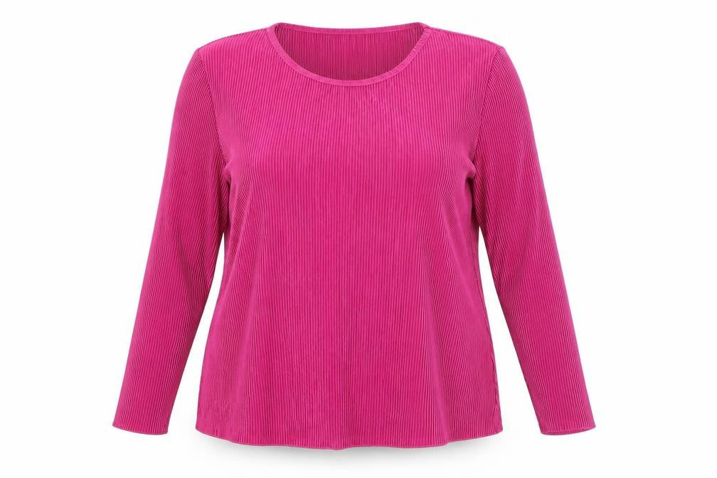 Damart Womens Purple Crew Neck  Polyester Pullover Jumper Size 18