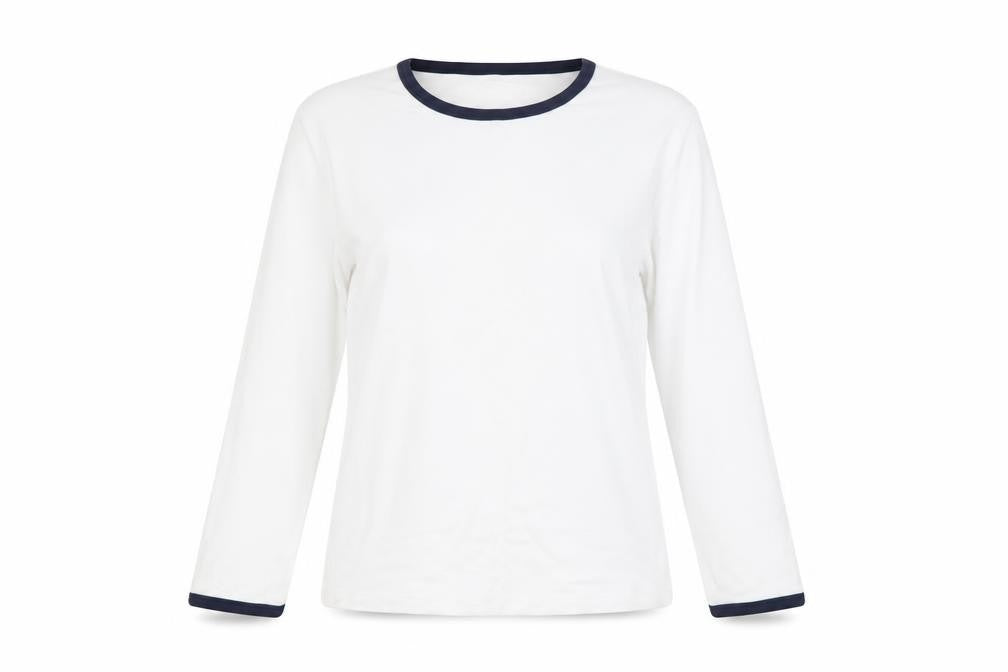 Style Inc Womens White Crew Neck  Cotton Pullover Jumper Size XL