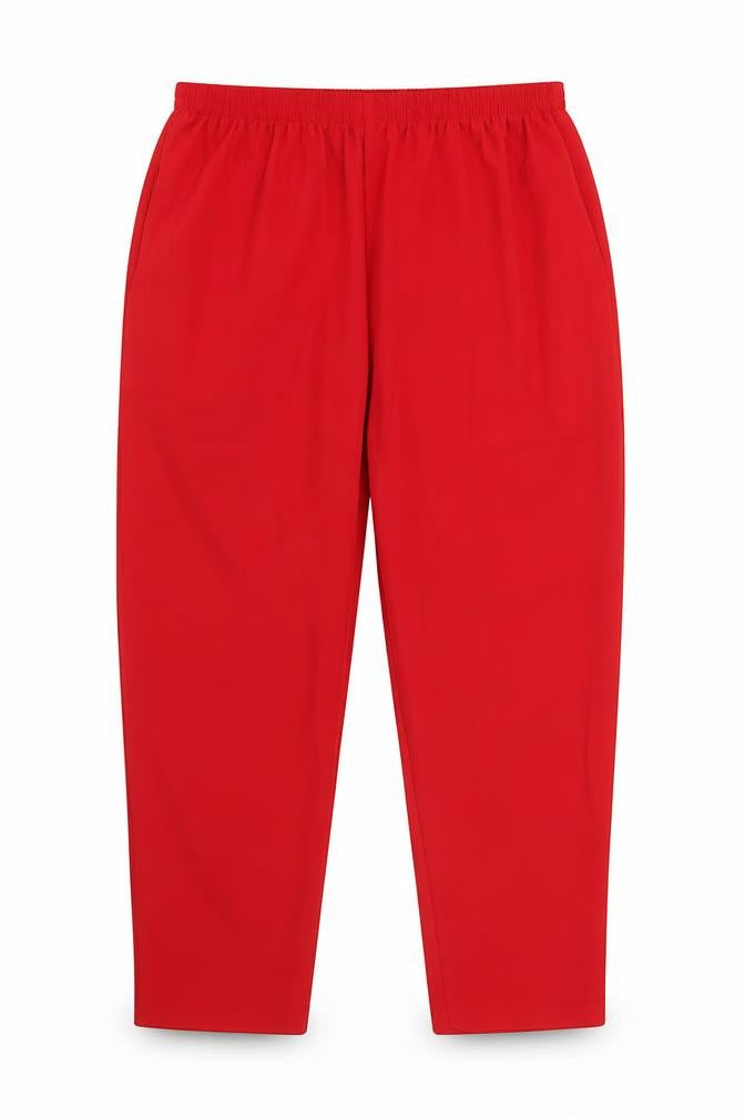 Maggie Sweet Womens Red  Polyester Trousers  Size 2XL L29 in Regular